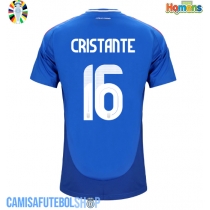 Camisa de time de futebol Itália Bryan Cristante #16 Replicas 1º Equipamento Europeu 2024 Manga Curta